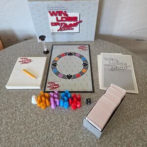 Win Lose Or Draw vintage 1987 board game comes with all pieces by Milton Bradley